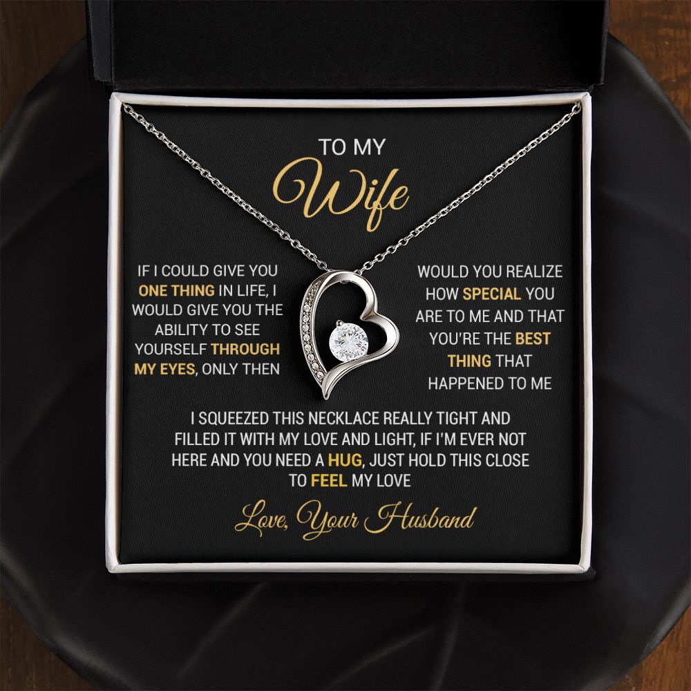 To My Wife Necklace, Gift For Wife, Anniversary Gift For Wife, Necklace For Wife