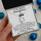 To My Badass Daughter Necklace From Dad, Badass Daughter Necklace Birthday Gift
