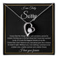 I'm Sorry Necklace Gifts, Apology Gifts For Her, Forgiveness Gift