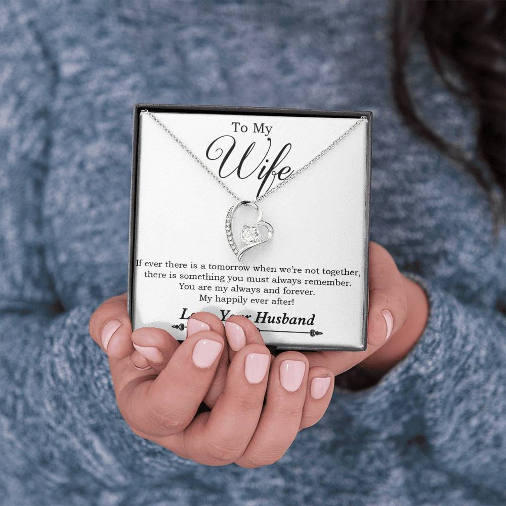 To My Wife Necklace, Engagement Gift for Future Wife, Birthday Gift