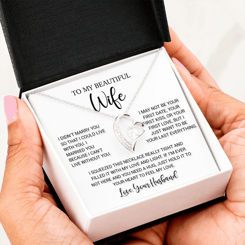 To My Wife Necklace, Valentine Gift For Her, Gift For Her, Gift For Soulmate