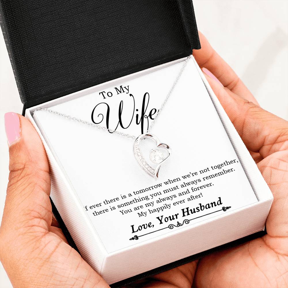 To My Wife Necklace, Engagement Gift for Future Wife, Birthday Gift