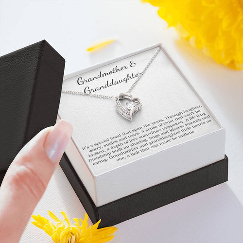 Grandmother & Granddaughter Necklace, Grandma Gift, Grandma Birthday Gift, Granddaughter Gift