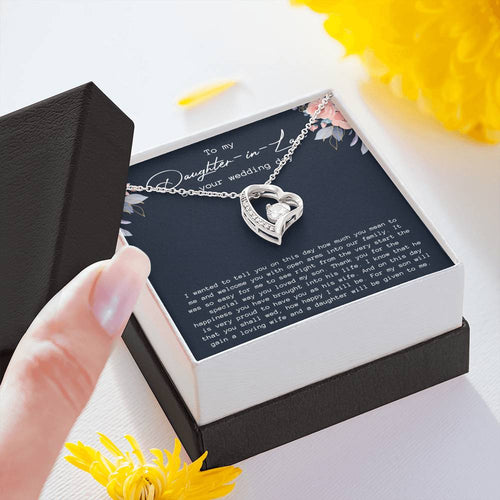 To My Daughter In Law Necklace, Wedding Gift, Bride Gift from Mother In Law