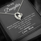 To My Daughter Always Remember Necklace, Daughter Mother Necklace, Daughter Gift From Mom