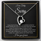 I'm Sorry Necklace Gifts, Apology Gifts For Her, Forgiveness Gift