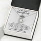 To My Badass Daughter Necklace From Dad, Badass Daughter Necklace Birthday Gift