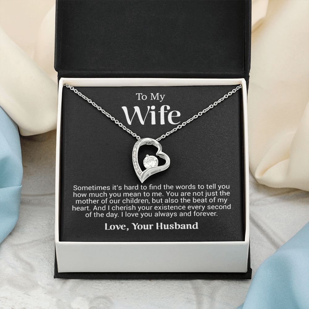 To My Wife Necklace, Anniversary Gift For Wife, Wife Birthday Gift, Mother Day