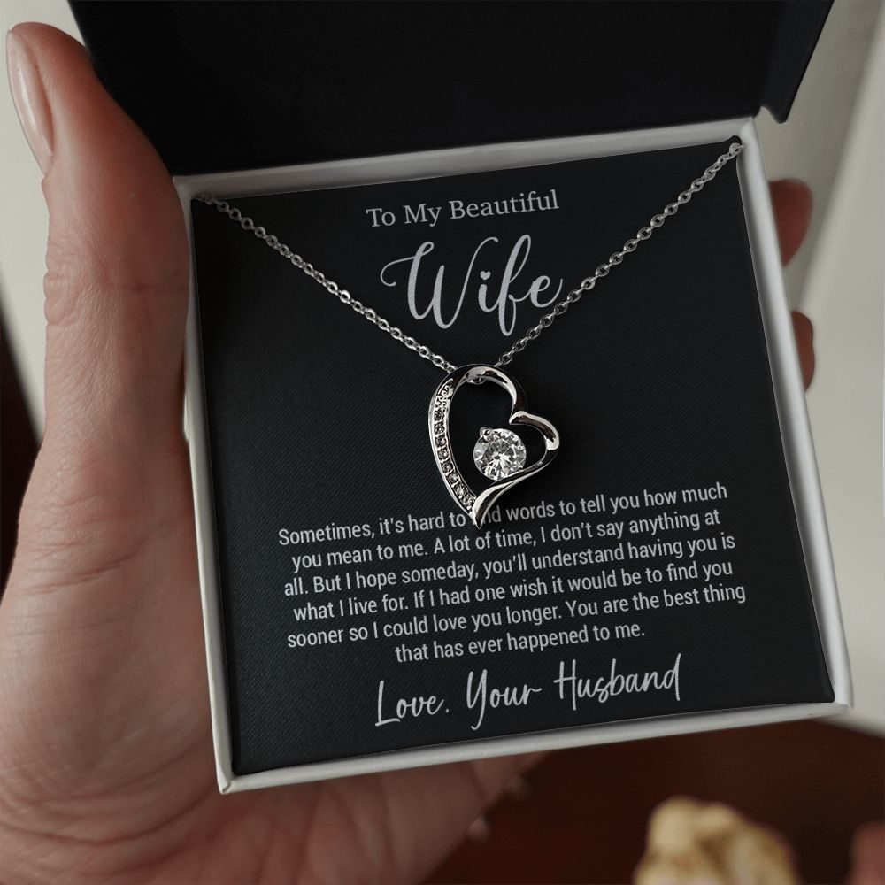 To My Wife Necklace, Gift For Wife, Wife Birthday Gift, Valentine Gifts For Her