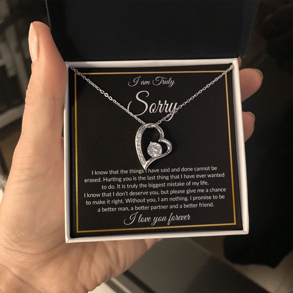 I'm Sorry Necklace Gifts, Apology Gifts For Her, Forgiveness Gift