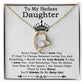 To My Badass Daughter Necklace From Dad, Badass Daughter Necklace Birthday Gift