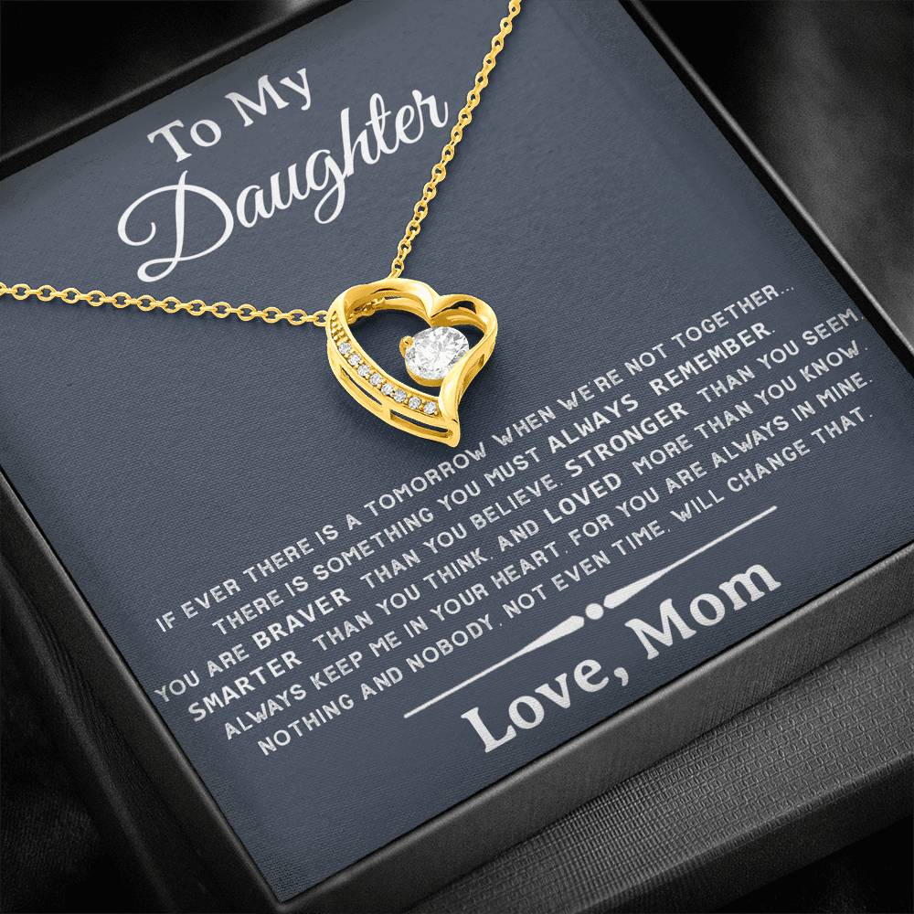 To My Daughter Necklace, Daughters Birthday, Gift For Daughter From Mom