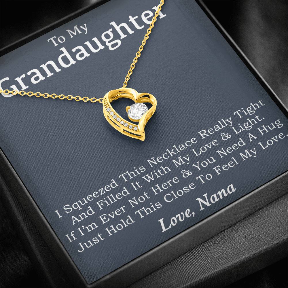 To My Granddaughter Necklace, Granddaughter Gift, Gifts for Granddaughters, Granddaughter Necklace