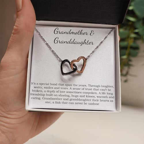 Grandmother & Granddaughter Necklace, Grandma Gift, Grandma Birthday Gift