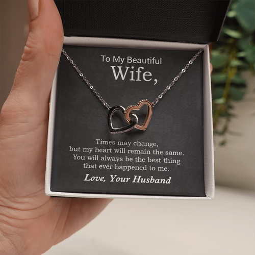 To my Beautiful Wife Necklace, Wife Necklace Gift from Husband, Birthday Gifts