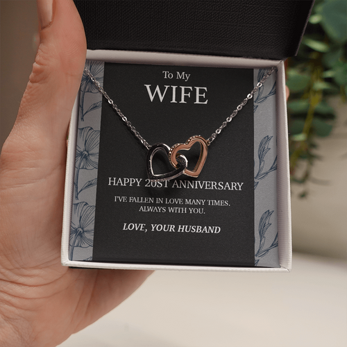 20 Year Anniversary Gift For Wife Necklace,Year Anniversary Gift,20 Year Wedding