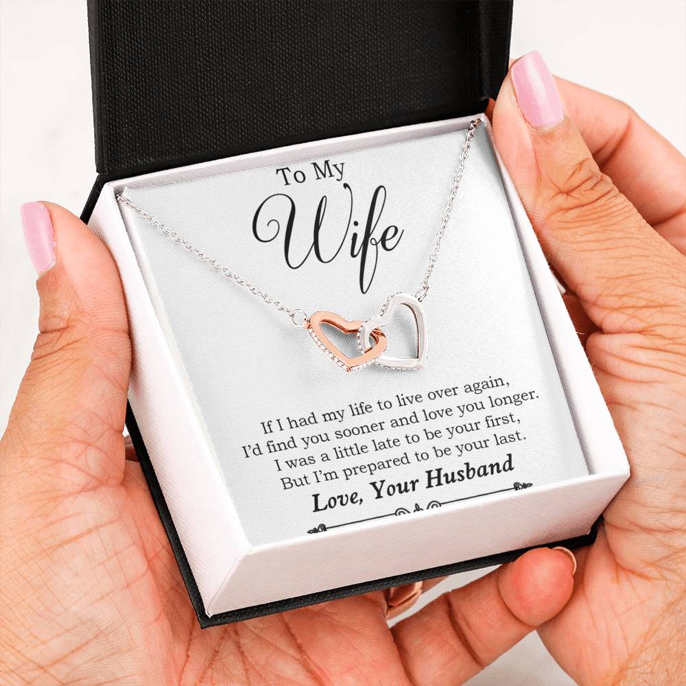 To My Wife Necklace, Engagement Gift for Future Wife, Birthday Gift
