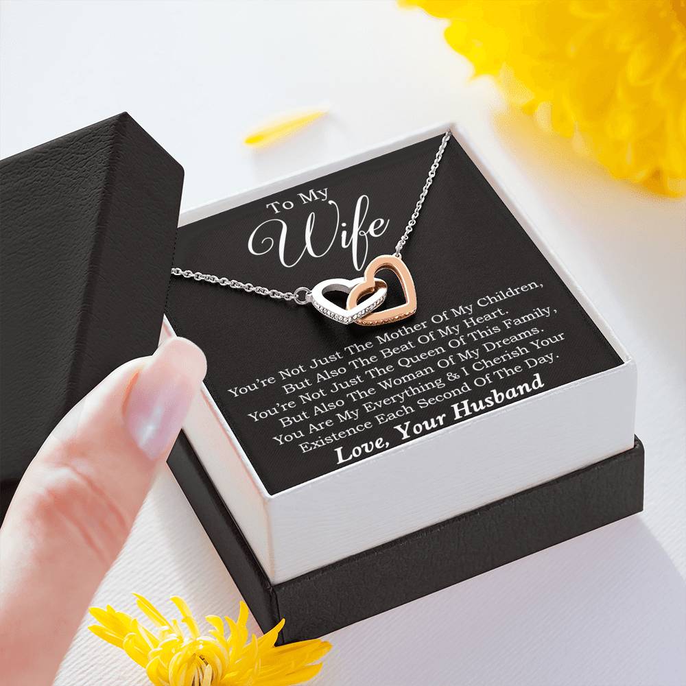 Wife Gift for Mothers Day Necklace, To Wife Mother Day Gift For Wife