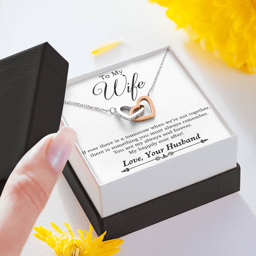 To My Wife Necklace, Engagement Gift for Future Wife, Birthday Gift