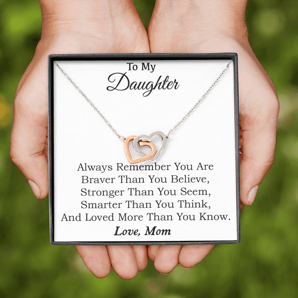 To My Daughter Always Remember Necklace-Birthday Gift For Daughter-From Mom