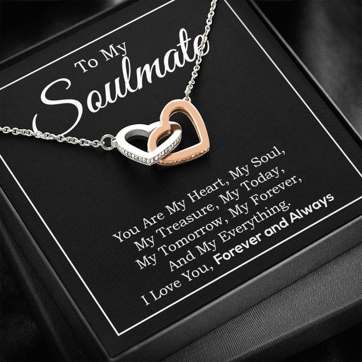 To My Soulmate Necklace Gift For Her, Soulmate Gift, Soulmate Jewelry