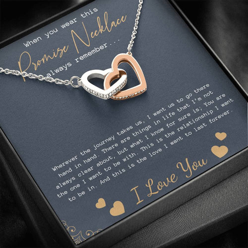 Promise Necklace for Girlfriend from Boyfriend, Gift for GirlFriend Neckalace