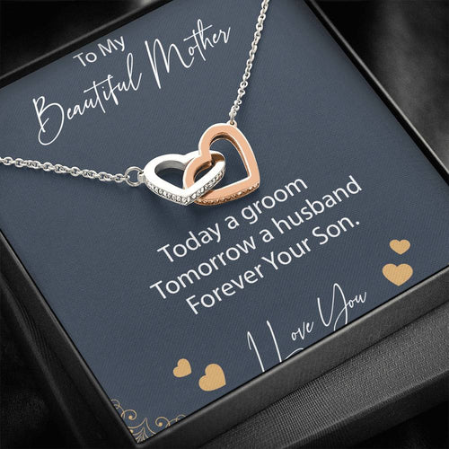 To My Beautiful Mother Necklace Best Gift Necklace From Son, Daughter