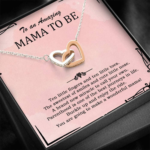 To My Amazing First Time Mom Necklace, Pregnancy Gift for Best Friend, Gift for Mom