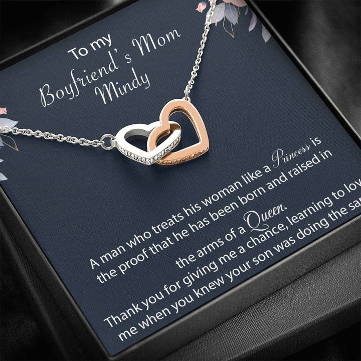 Boyfriends Mom Gift Necklace, Boyfriend's Mother Birthday Gift