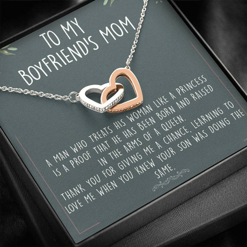 Boyfriends Mom Gift, Birthday Gift For Boyfriends Mom, Boyfriend Family, Boyfriends Mom Birthday Necklace