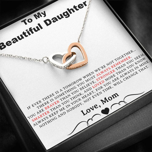 To Beautifull My Daughter Necklace, Daughter Father Necklace, Daughter Gift from Dad