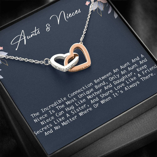 Aunt-Niece Necklace, Aunt-Niece Gifts, Aunt-Niece Birthday