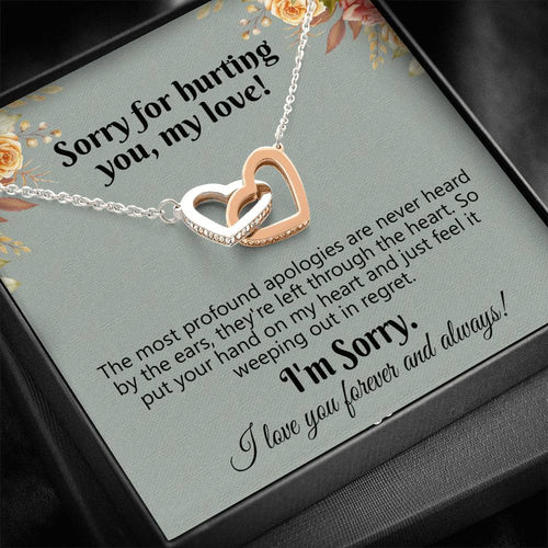 Apology Gift for Her Necklace, Forgiveness Gift, Sorry Gift for Wife Gift