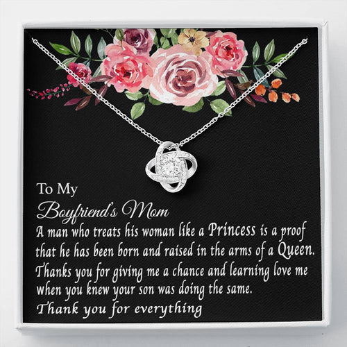 To My Boyfriend's Mom Necklace, For My Boyfriend's Mom, Birthday Gift