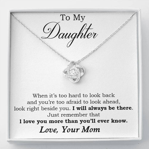 To My Daughter from Mom, Daughter Mother Necklace, Daughter Gift from Mom