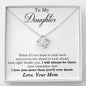 To My Daughter from Mom, Daughter Mother Necklace, Daughter Gift from Mom