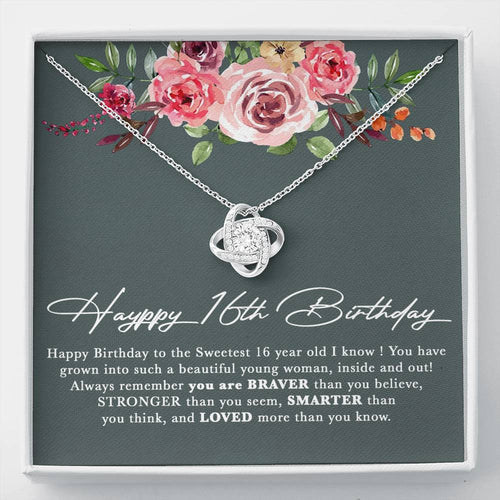 Happy 16th Birthday Gift Girl,Sweet 16 Necklace, Sweet 16 Gifts For Girls