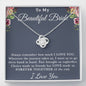 To My Bride Gift From Groom Necklace