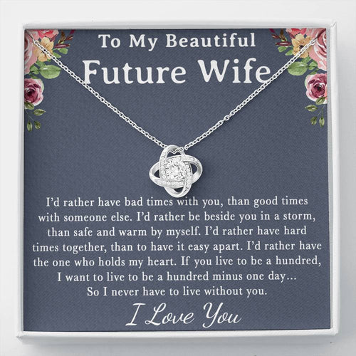 REMIZIO to My Future Wife Necklace, Future Wife Gift, Gift for Future Wife Necklace