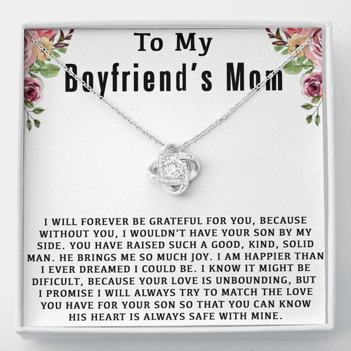 To My Boyfriend's Mom Necklace, For My Boyfriend's Mom, Birthday Gift