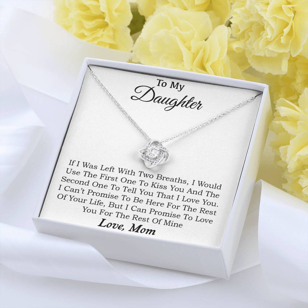 To My Daughter Necklace, Daughter Father Necklace, Daughter Gift from Mom