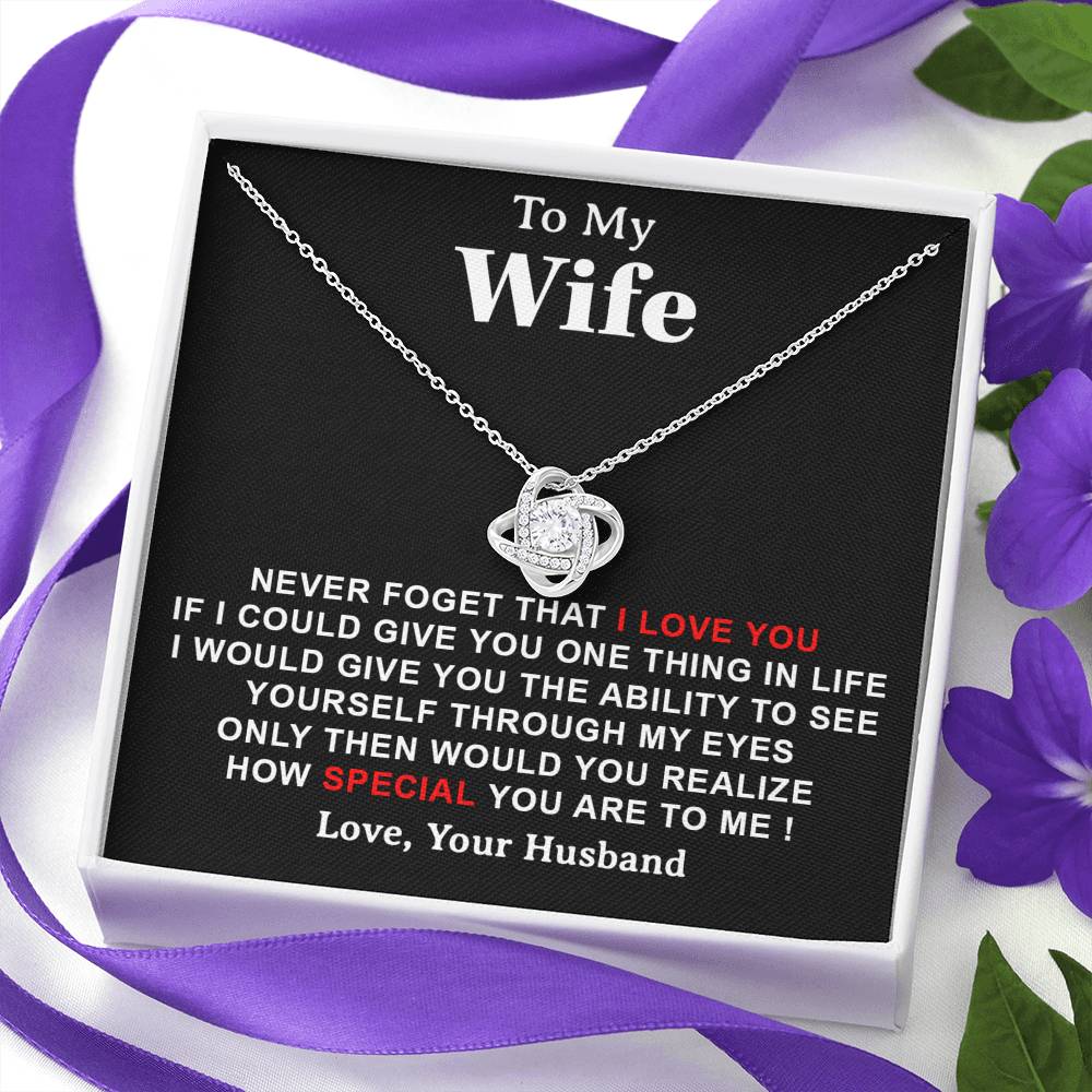 To My Wife Necklace, Engagement Gift For Her, Future Wife Birthday Gift