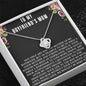 To My Boyfriends Mom Necklace, For My Boyfriend's Mom on Mother's Day, Birthday Gift