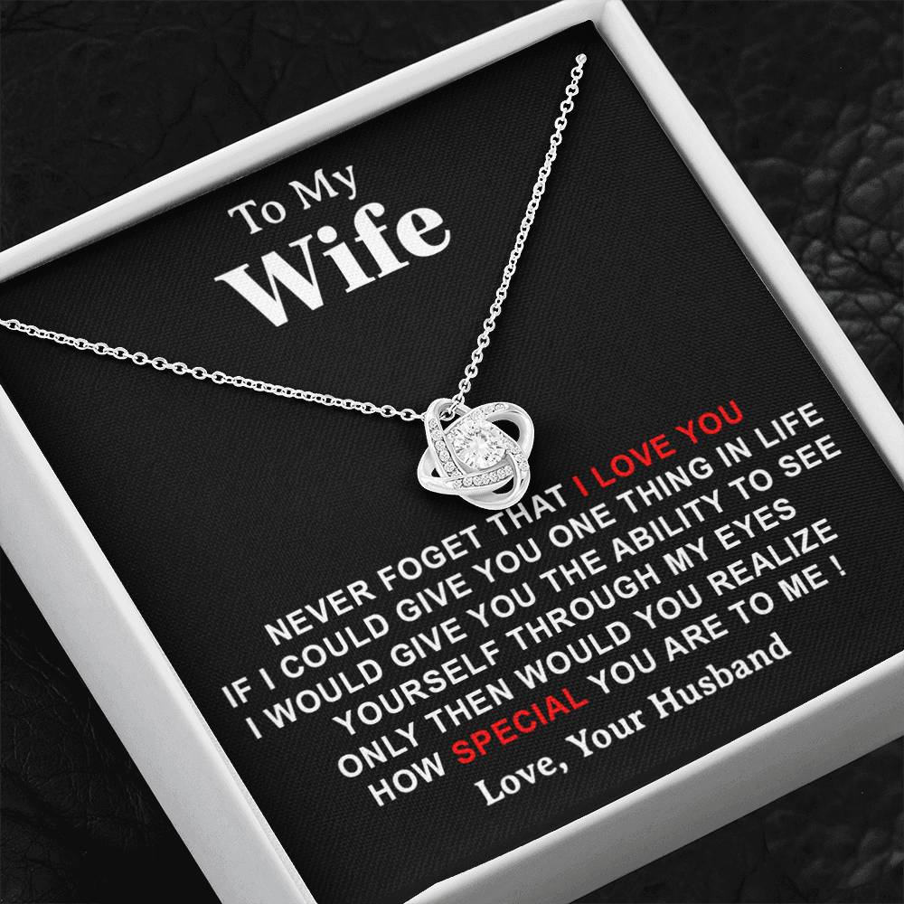 To My Wife Necklace, Engagement Gift For Her, Future Wife Birthday Gift