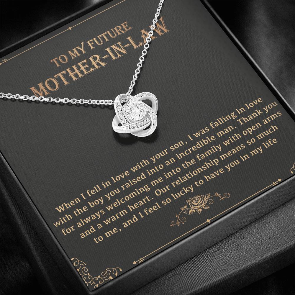 To My Mother-In-Law Necklace, Gift for Mother-in-law, Mother-in-law Necklace