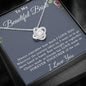 To My Bride Gift From Groom Necklace, Wedding Day Gift For Bride From Groom, Groom To Future Wife Gift