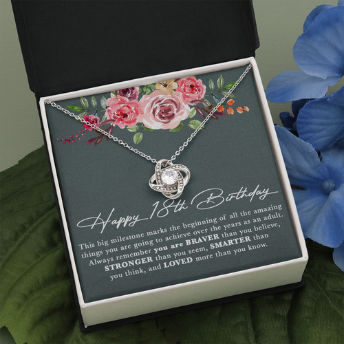 18th Birthday Gifts for Girls Necklace, 18 Year Old Birthday Gift, 18th Birthday
