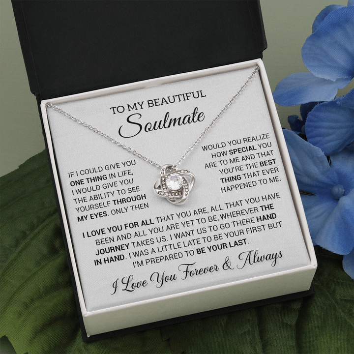 To My Beautiful Soulmate Necklace