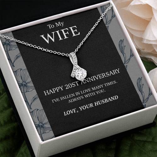 20 Year Anniversary Gift For Wife Necklace,Year Anniversary Gift,20 Year Wedding