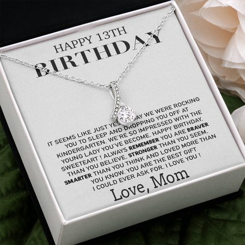 13th Birthday Gift Necklace,13th Birthday Girl ,Gift for 13 Year Old Girl Gifts